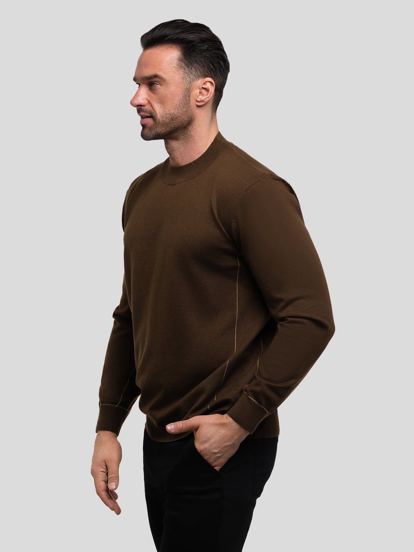 GentleKnit Washable Crew Neck Sweater