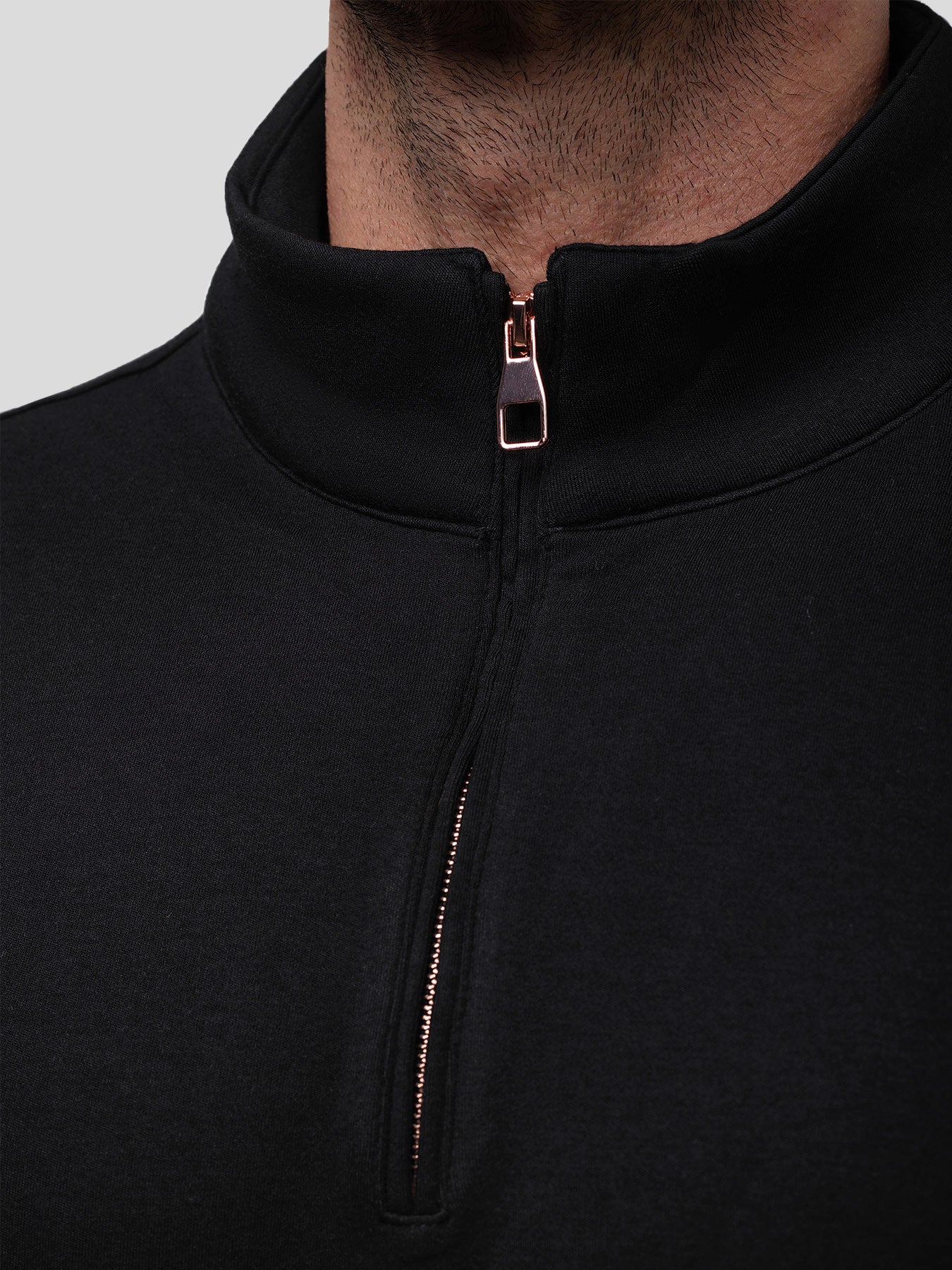 SmoothBlend Half Zip Mock Neck Sweatshirt