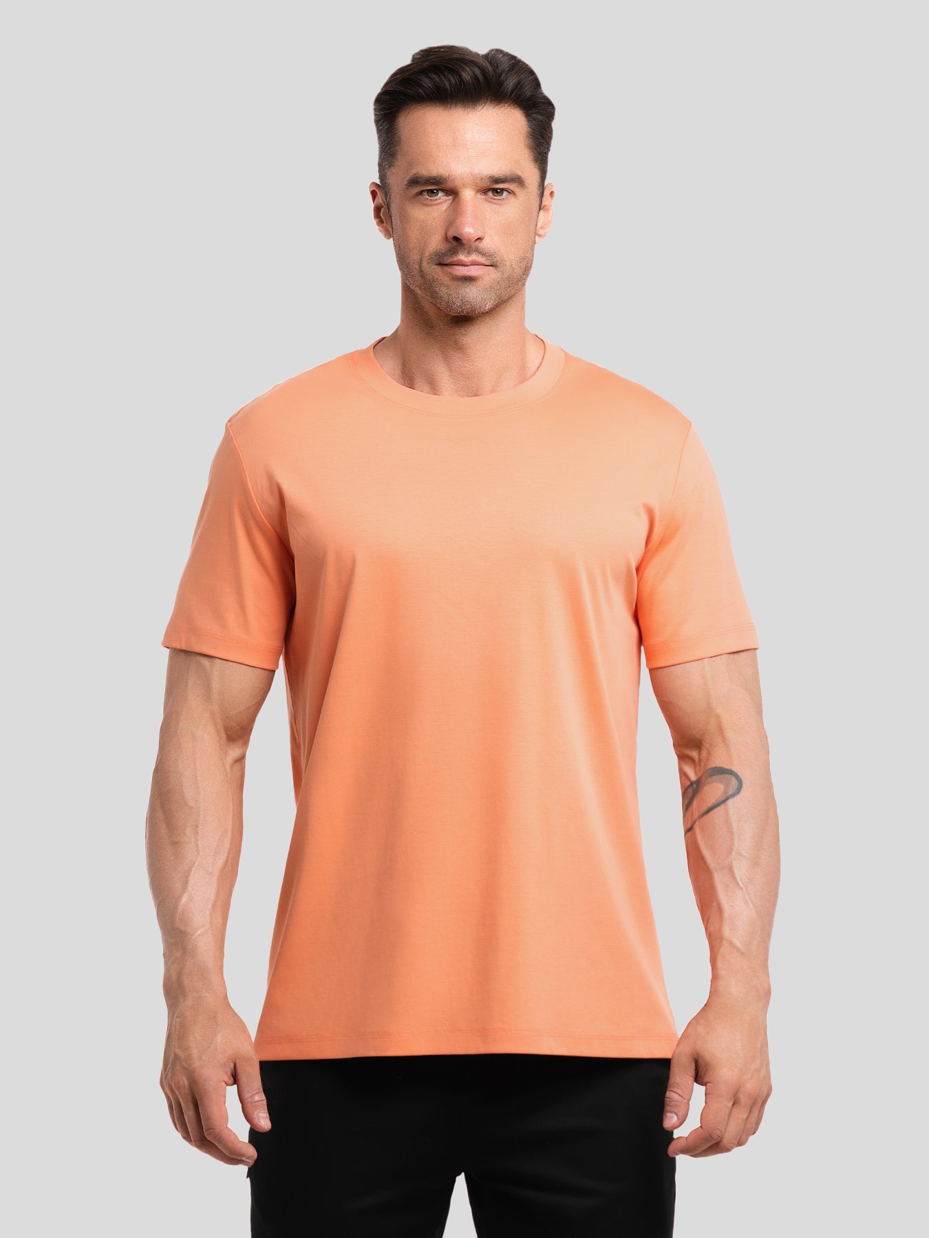 CloudWear 2.0 Split-Hem Short Sleeve Tee: Slim Fit