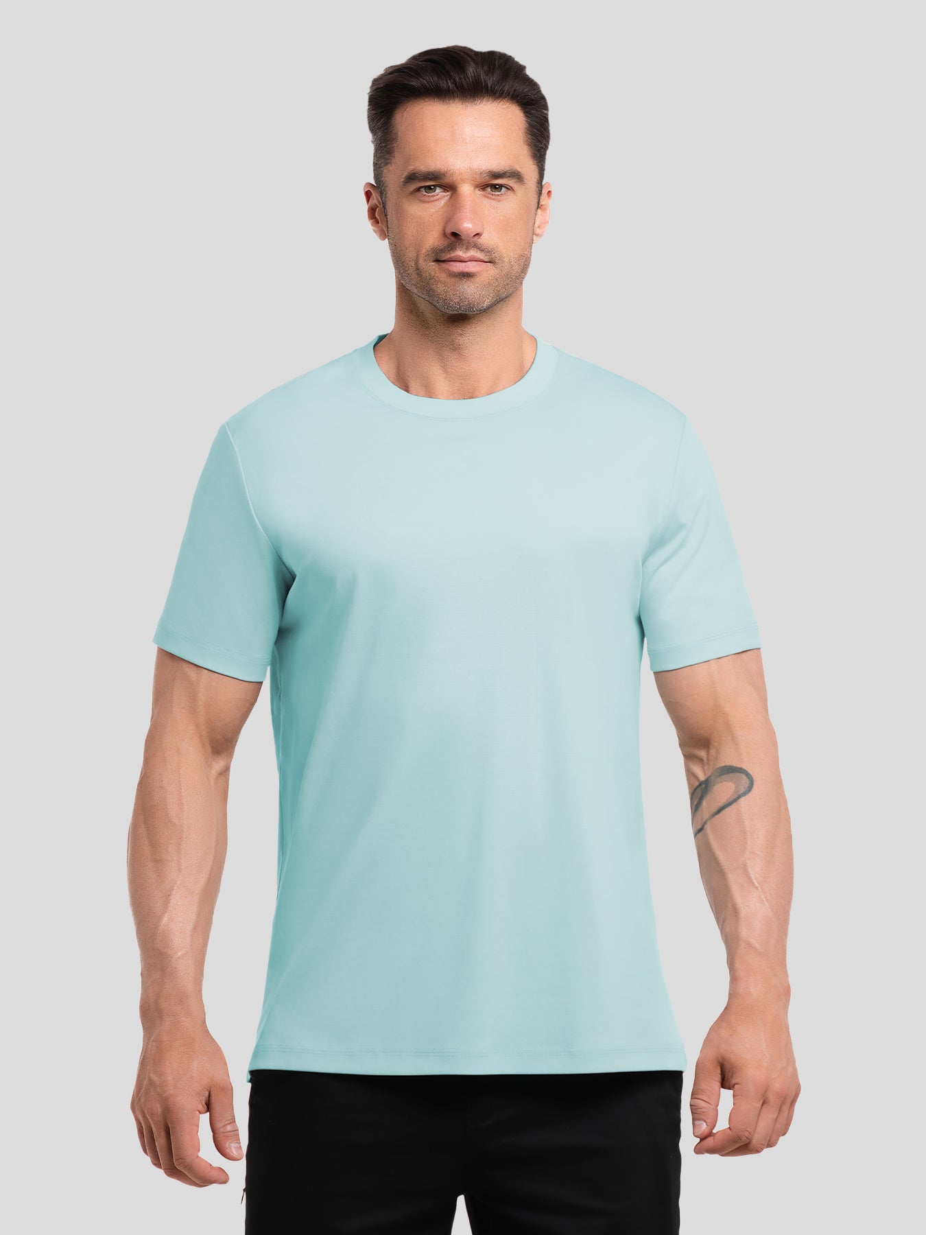 CloudWear 2.0 Split-Hem Short Sleeve Tee: Slim Fit