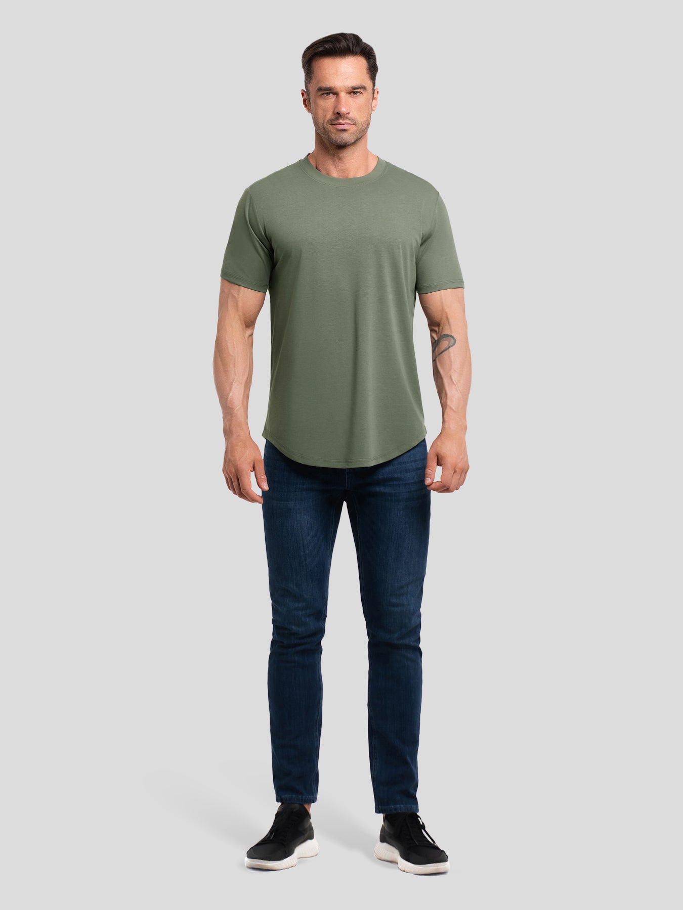 Staycool 2.0 Elongated Tee:Slim Fit