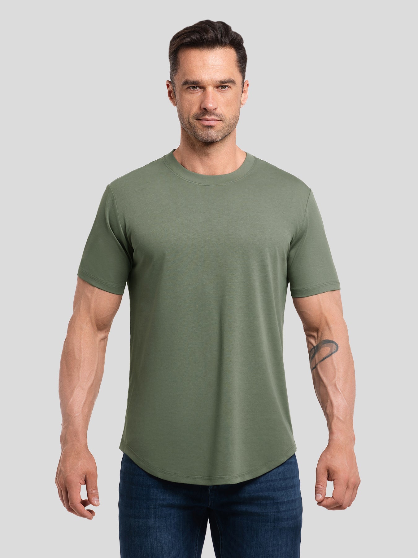 Staycool 2.0 Elongated Tee:Slim Fit