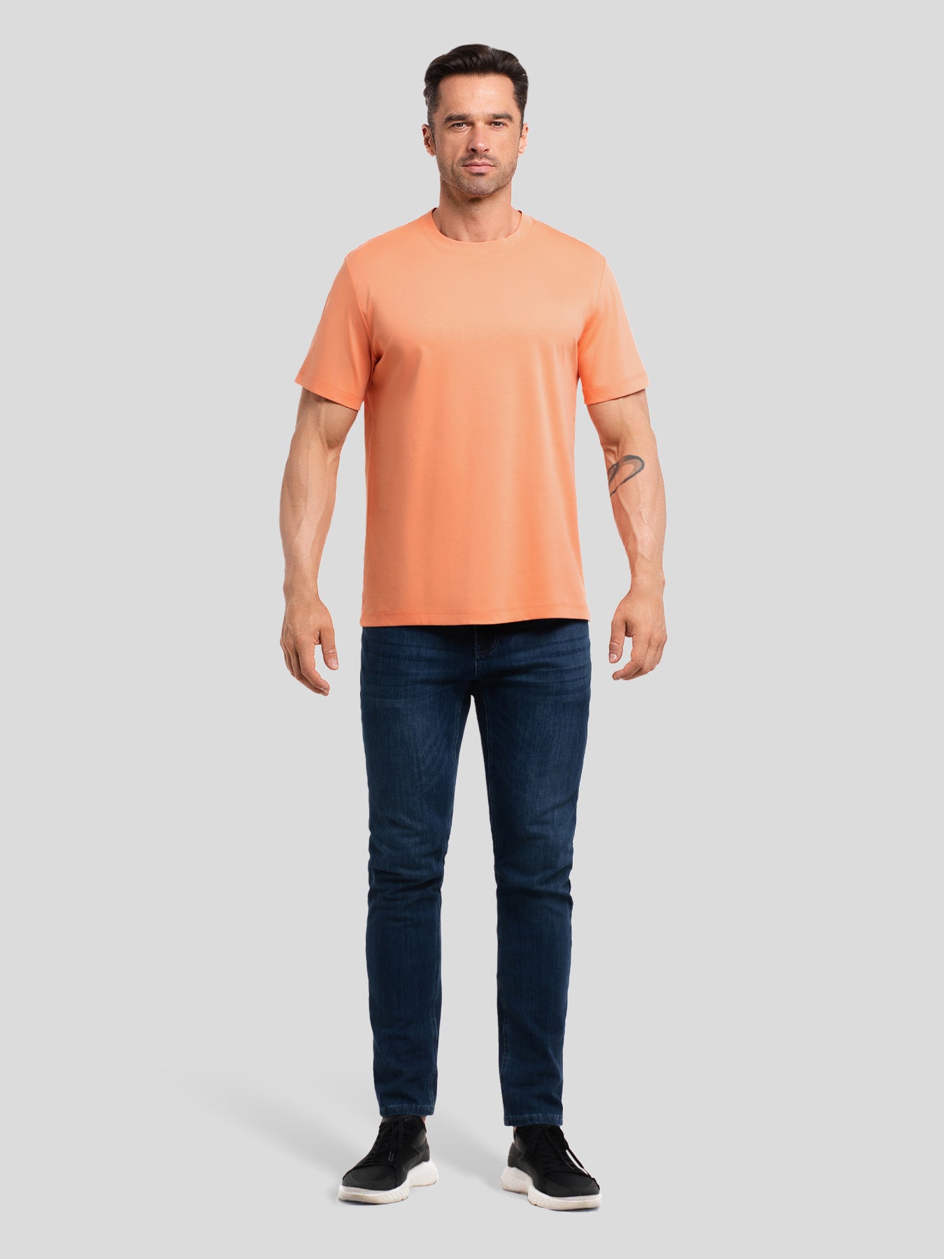 CloudWear 2.0 Split-Hem Short Sleeve Tee: Classic Fit