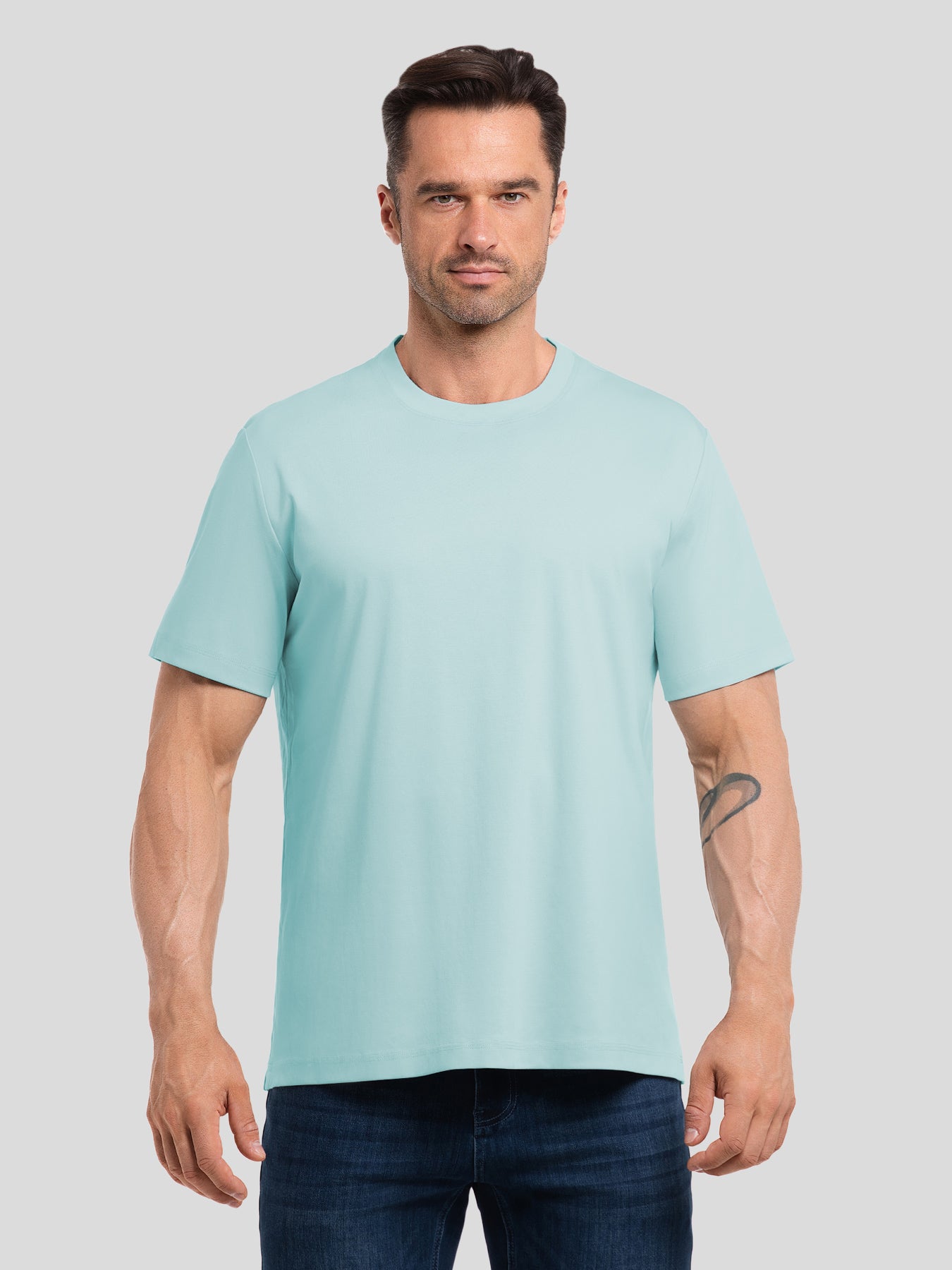 CloudWear 2.0 Split-Hem Short Sleeve Tee: Classic Fit