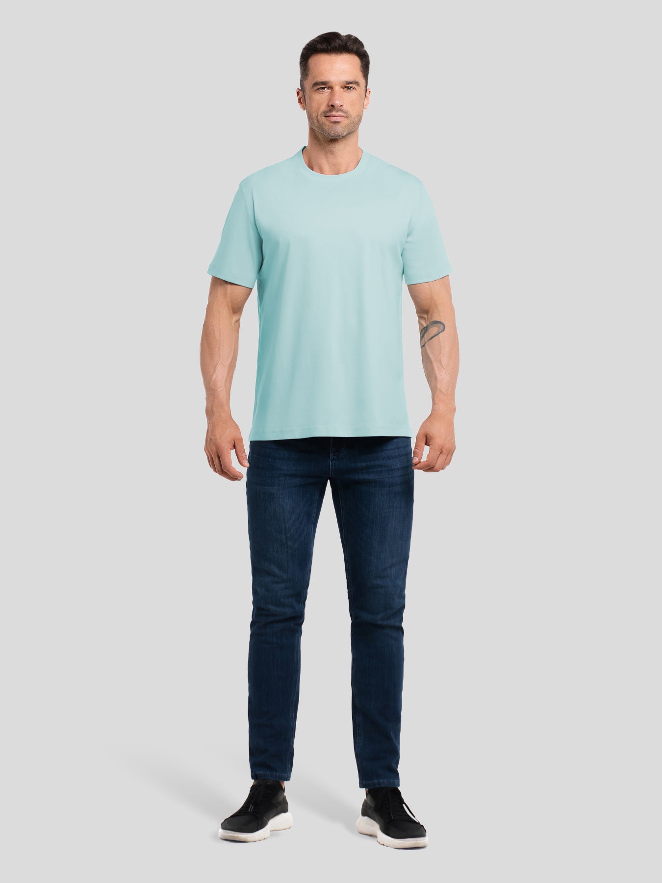 CloudWear 2.0 Split-Hem Short Sleeve Tee: Classic Fit