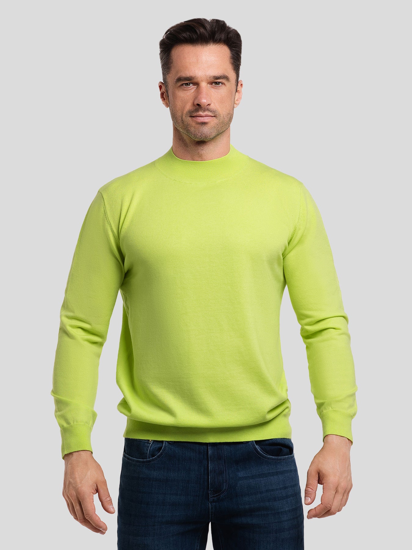 GentleKnit Mock Neck Sweater