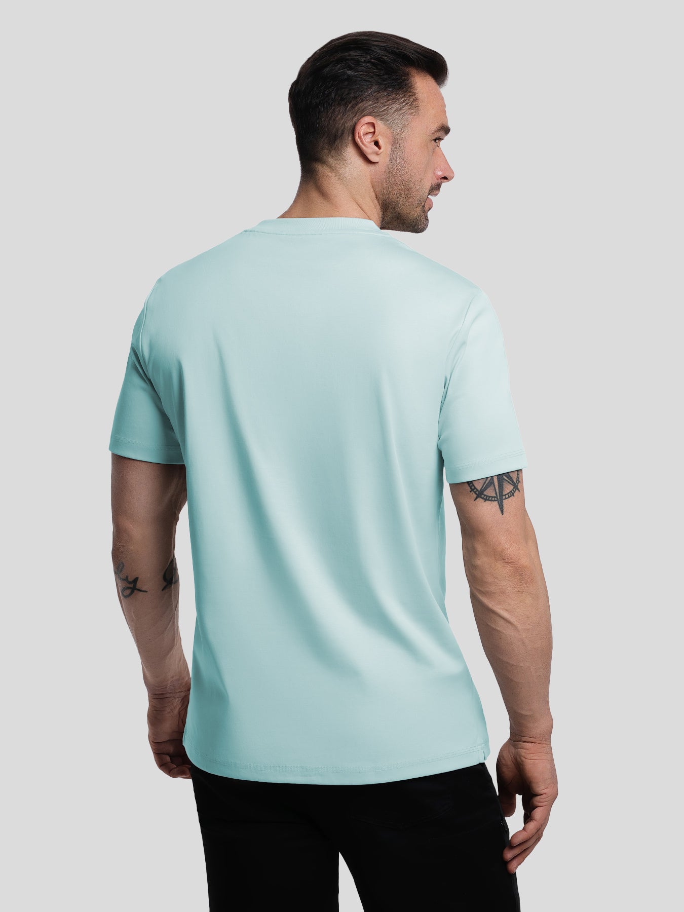 CloudWear 2.0 Split-Hem Short Sleeve Tee: Slim Fit