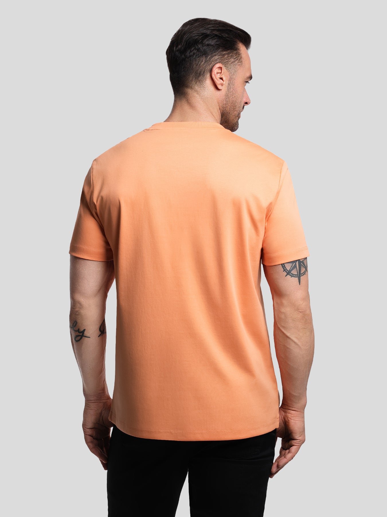 CloudWear 2.0 Split-Hem Short Sleeve Tee: Slim Fit