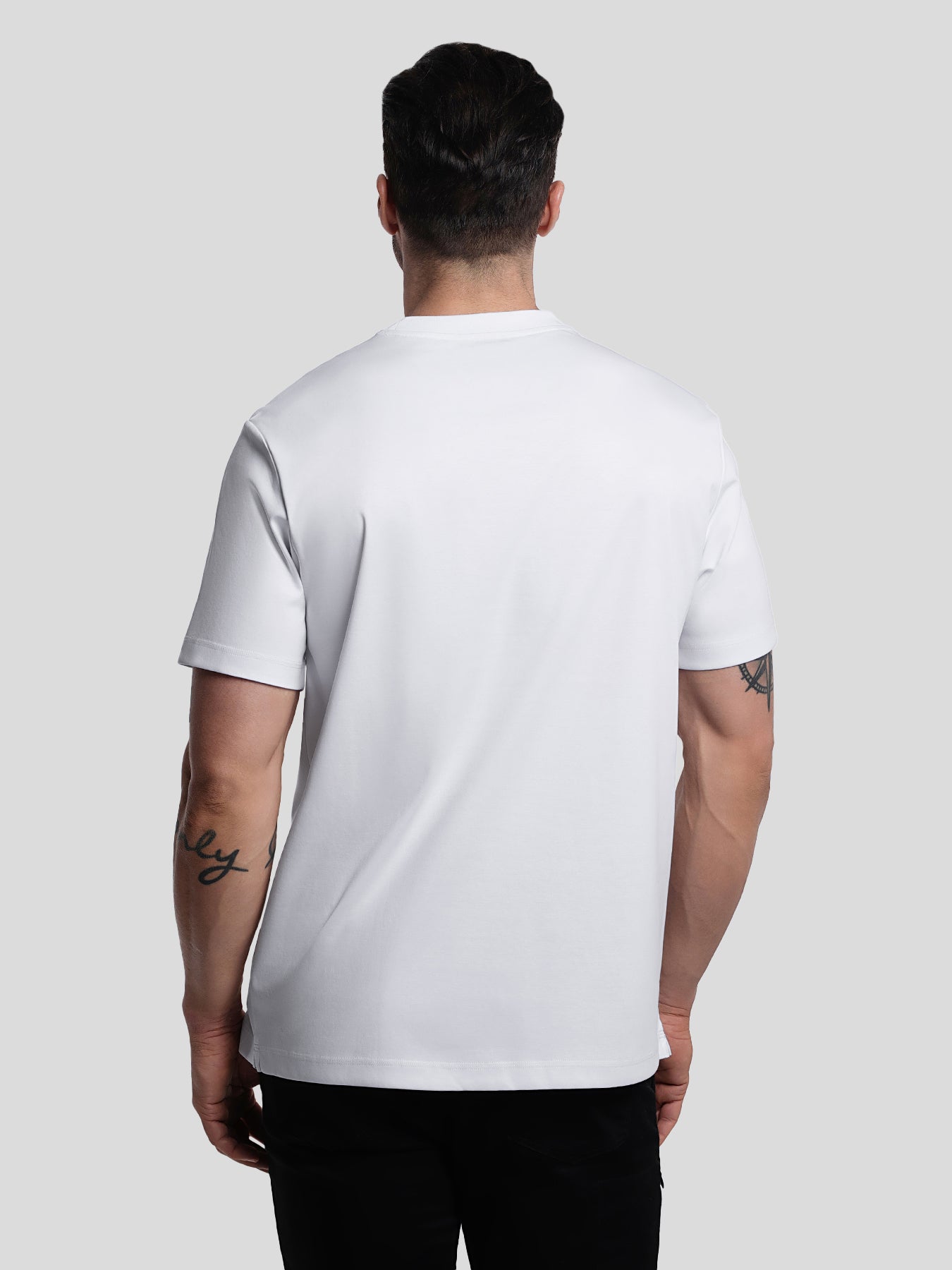 CloudWear 2.0 Split-Hem Short Sleeve Tee: Slim Fit