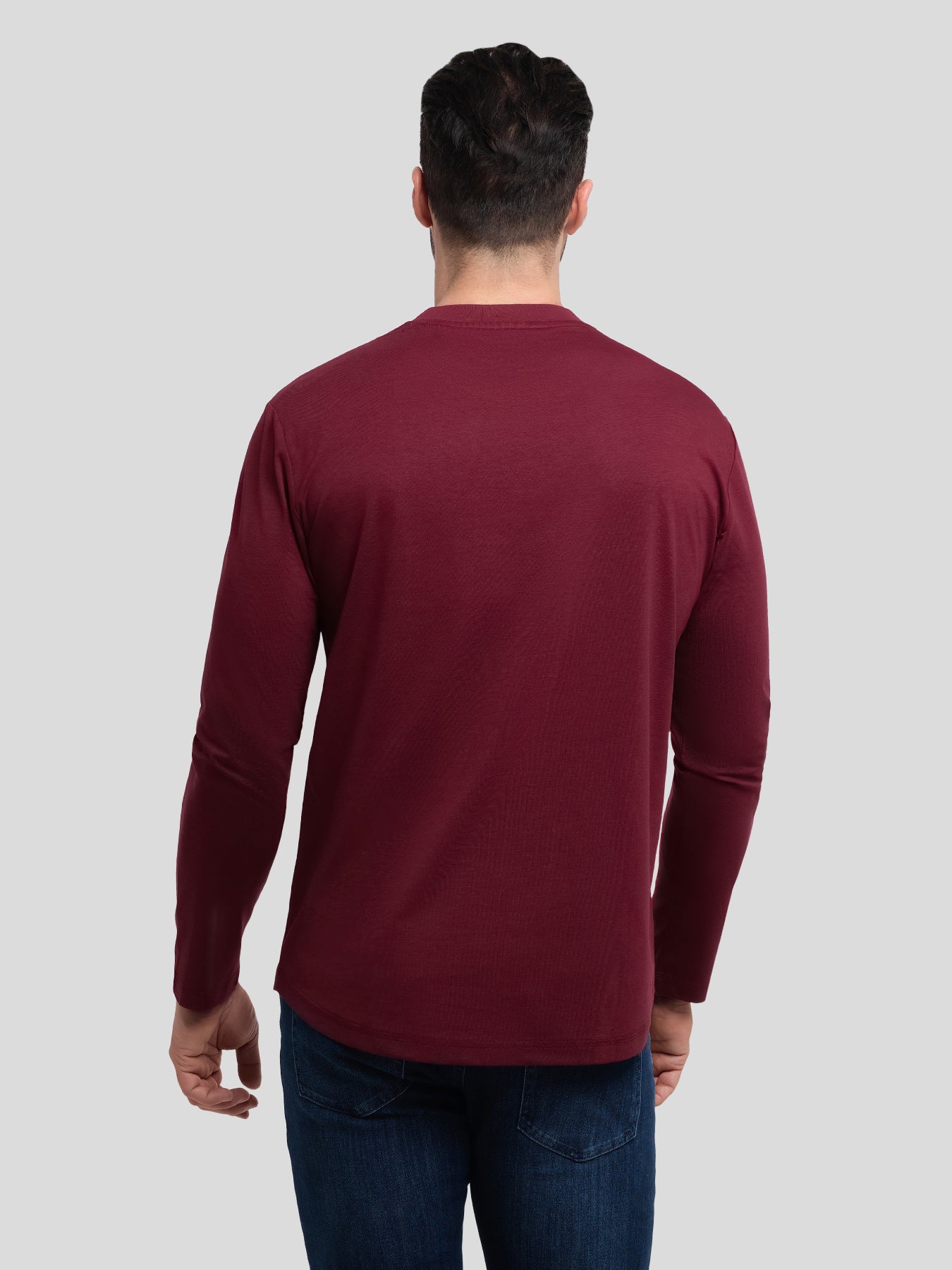 StaySmooth Slim Fit Long Sleeve Curve Hem Tee: 2024 New Colors