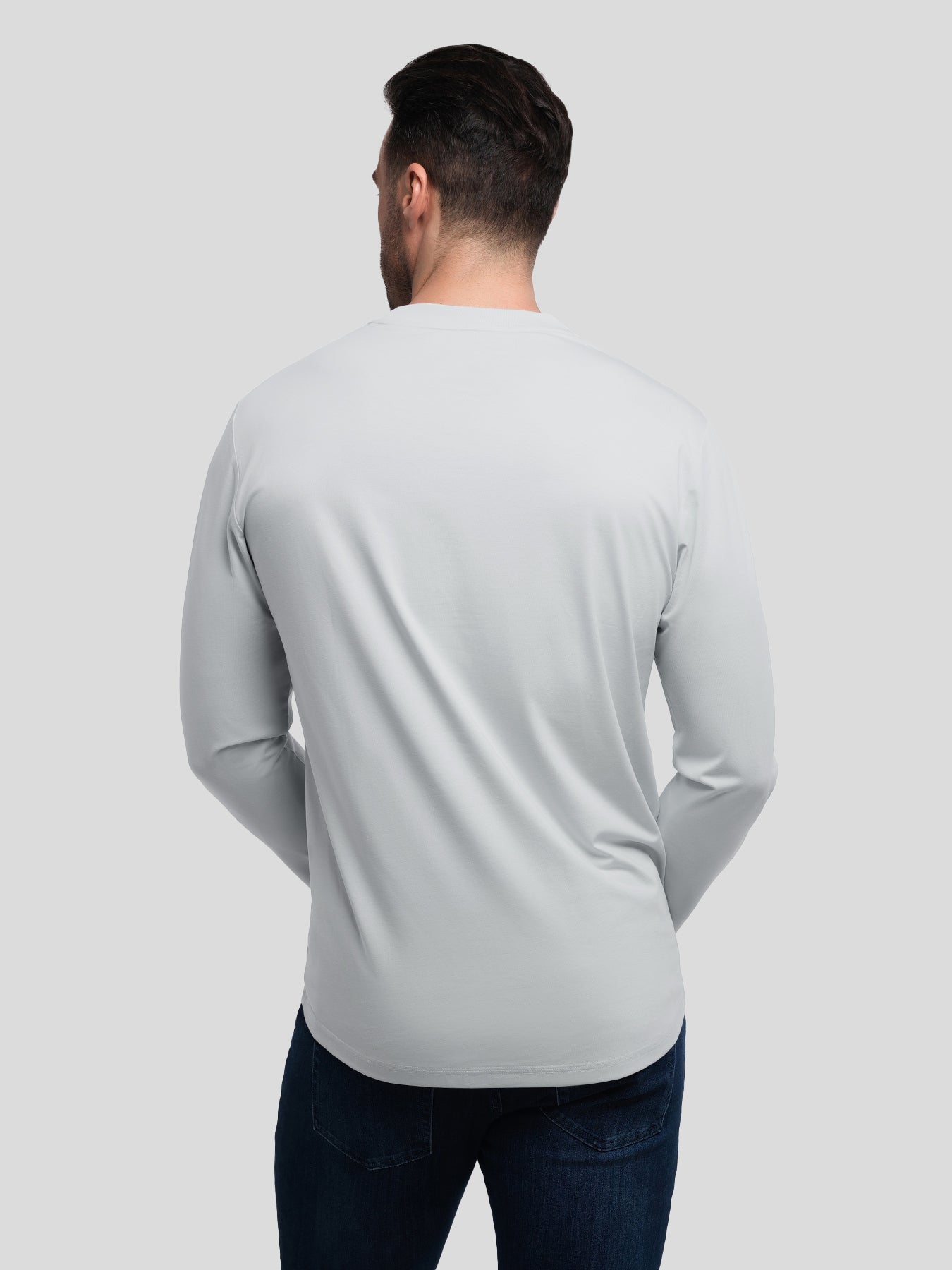 StaySmooth Slim Fit Long Sleeve Curve Hem Tee: 2024 New Colors