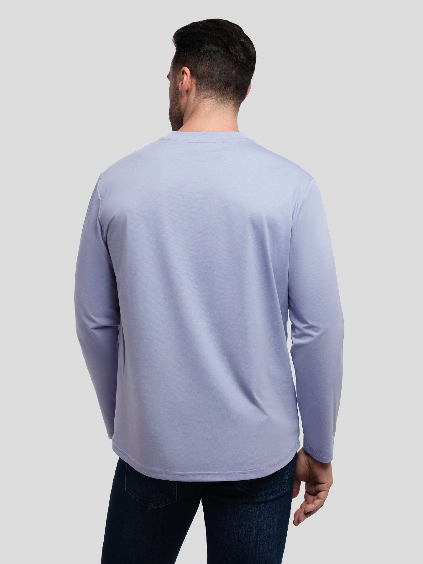 StaySmooth Classic Fit Long Sleeve Curve Hem Tee: 2024 New Colors