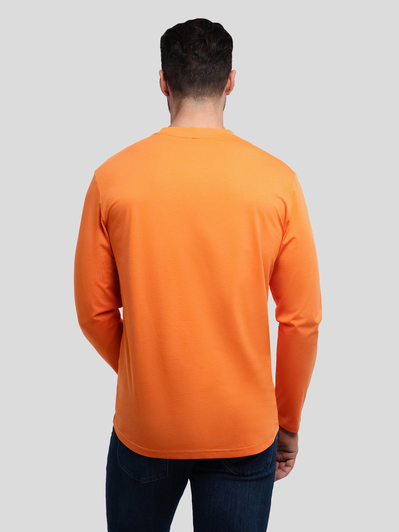 StaySmooth Slim Fit Long Sleeve Curve Hem Tee: 2024 New Colors