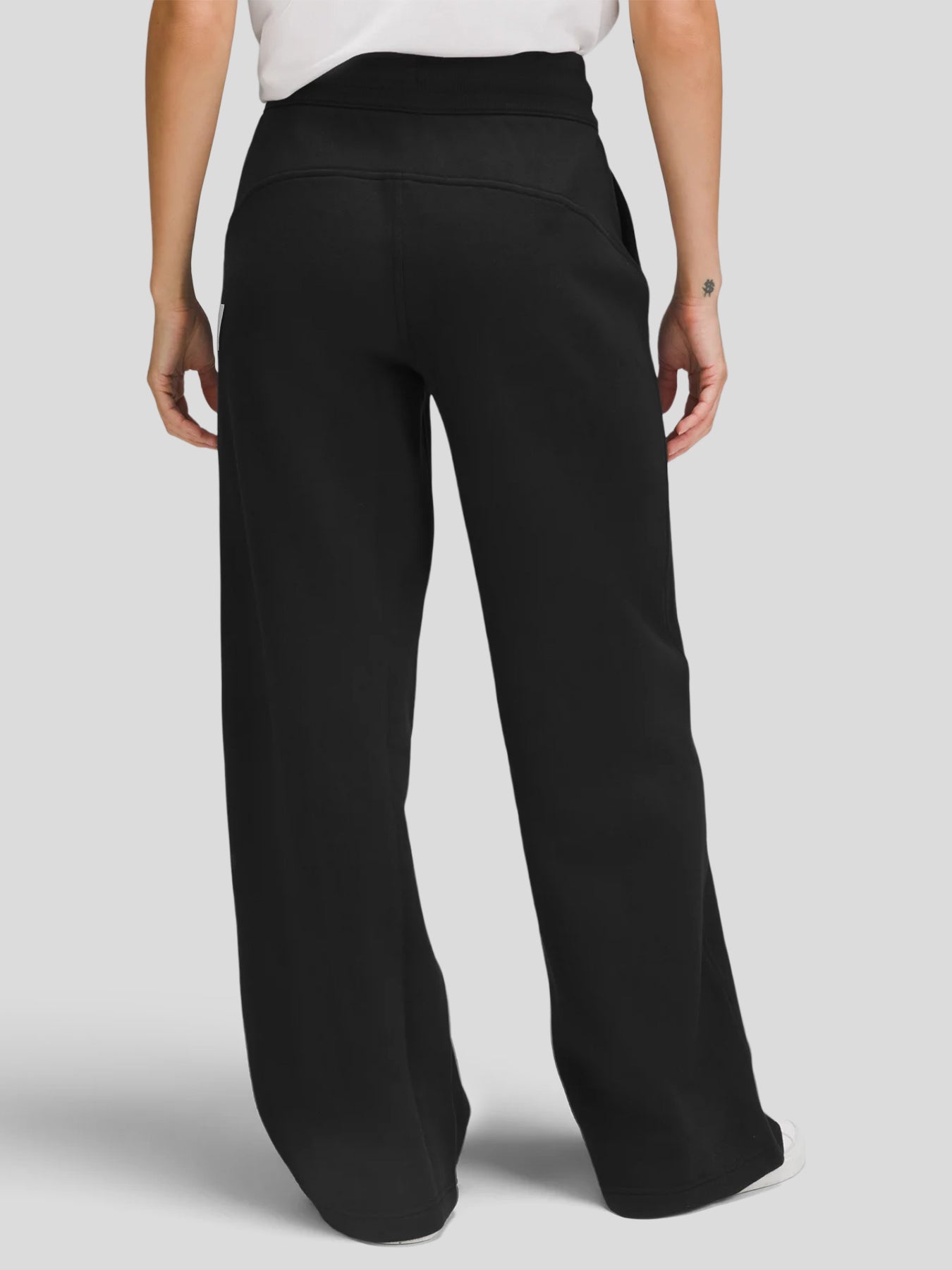 Modal Blend Mid-Rise Wide Leg Pant