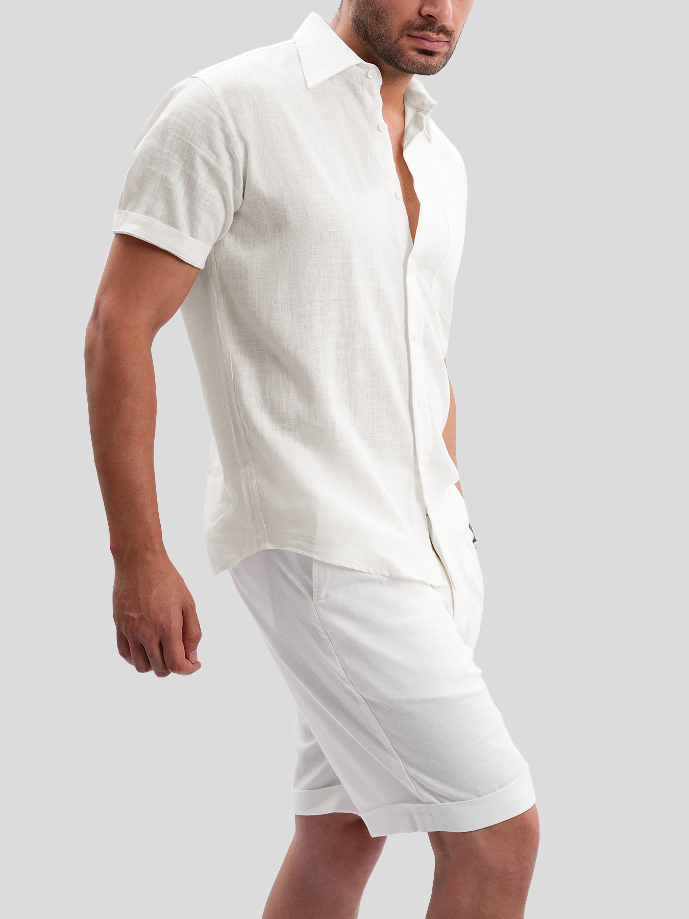 DreamWear Italian Linen Short Sleeve Shirt