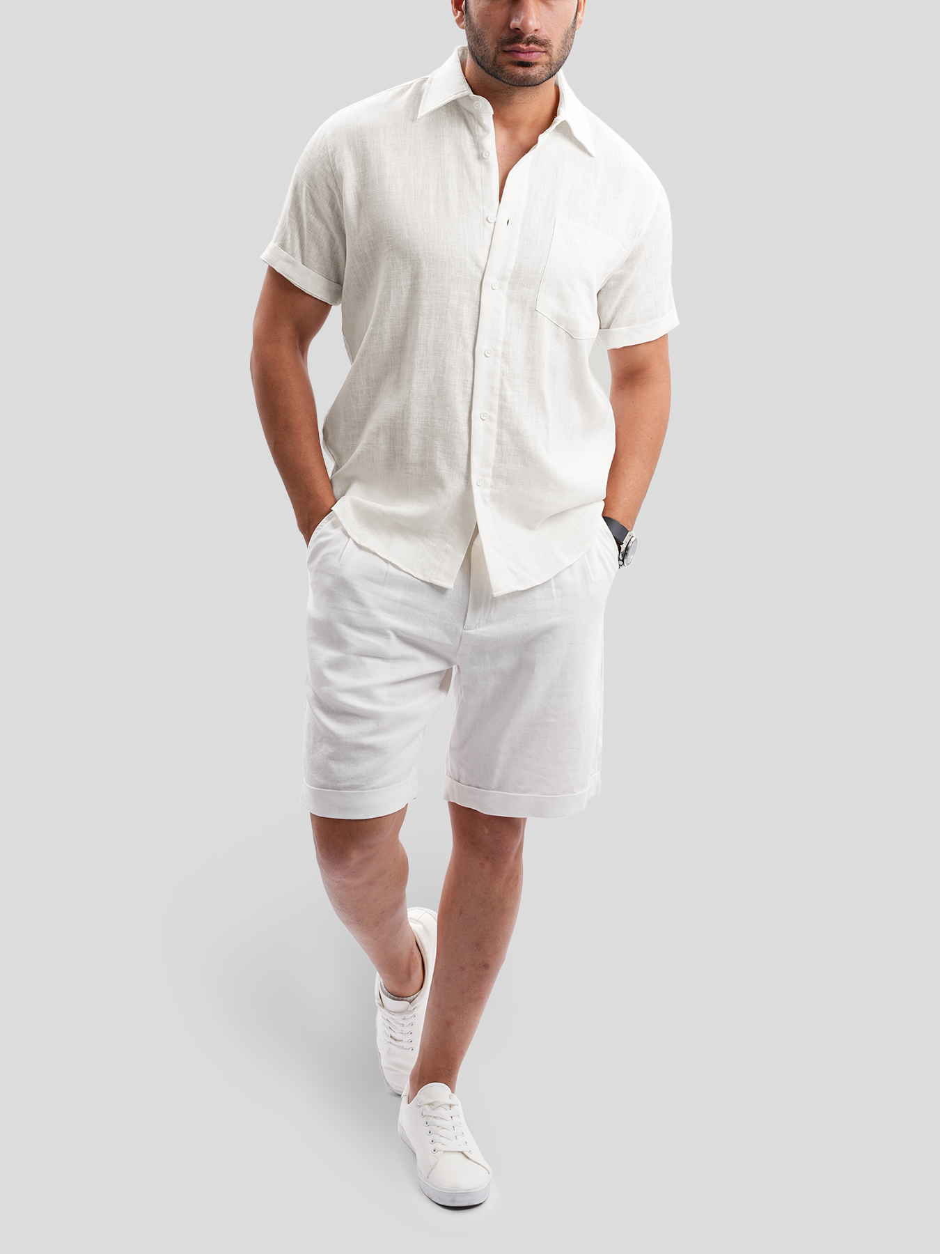 DreamWear Italian Linen Short Sleeve Shirt