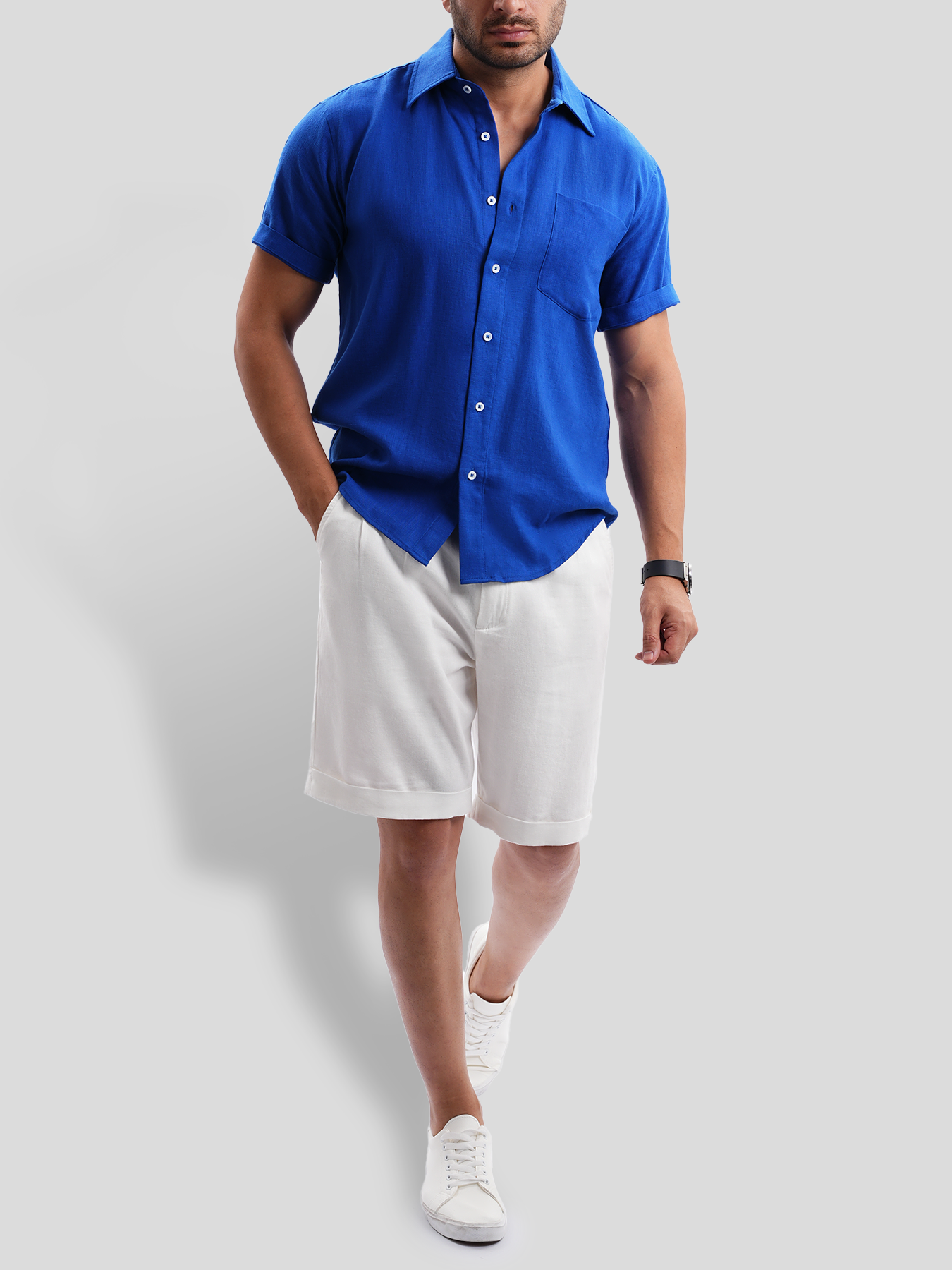 DreamWear Italian Linen Short Sleeve Shirt