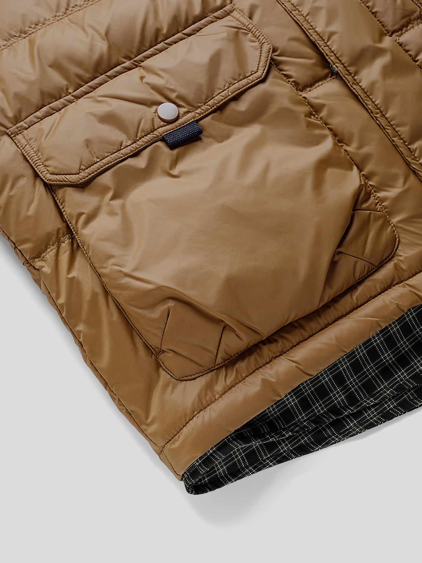 Layered-Effect Down Jacket