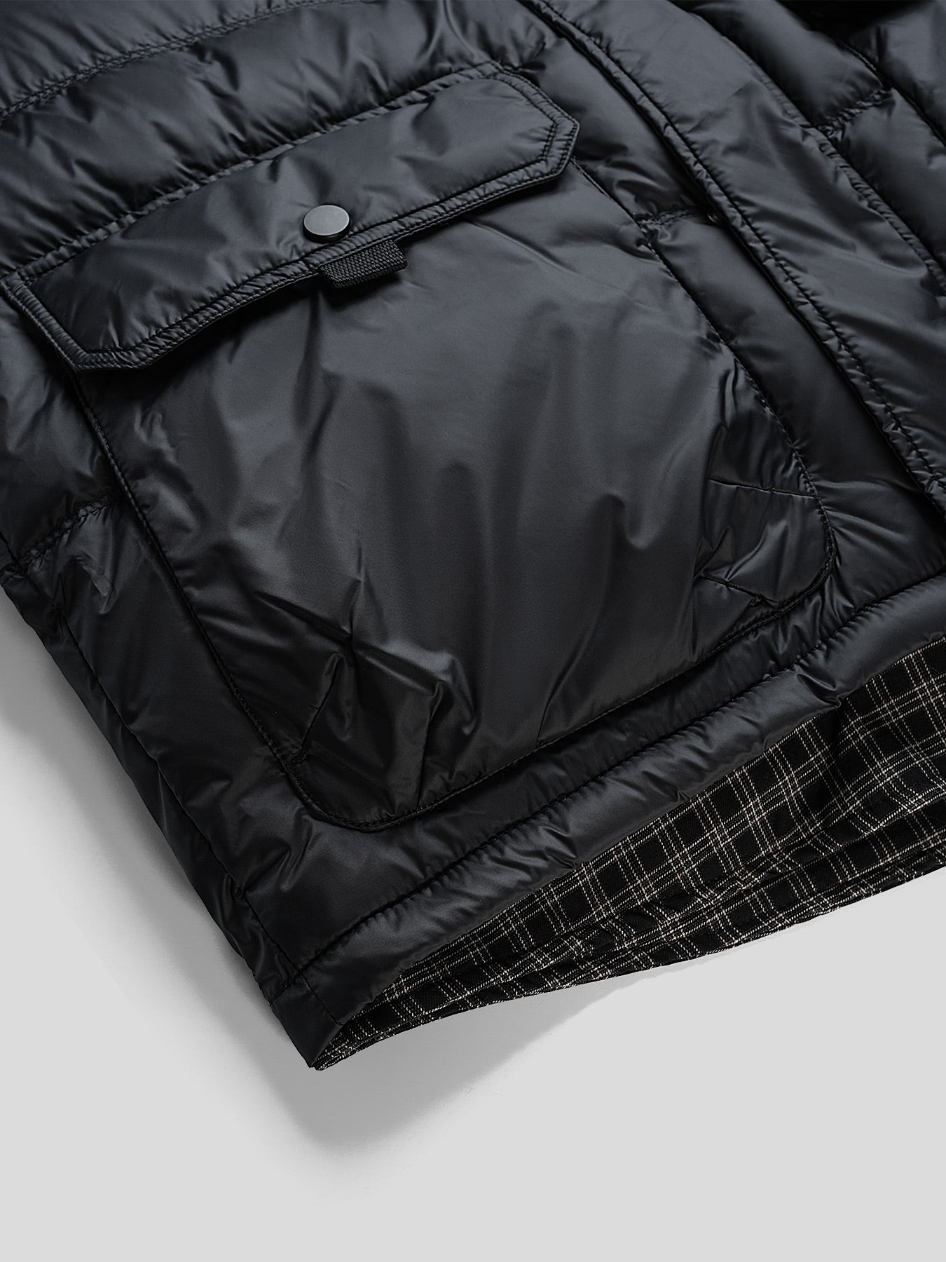 Layered-Effect Down Jacket