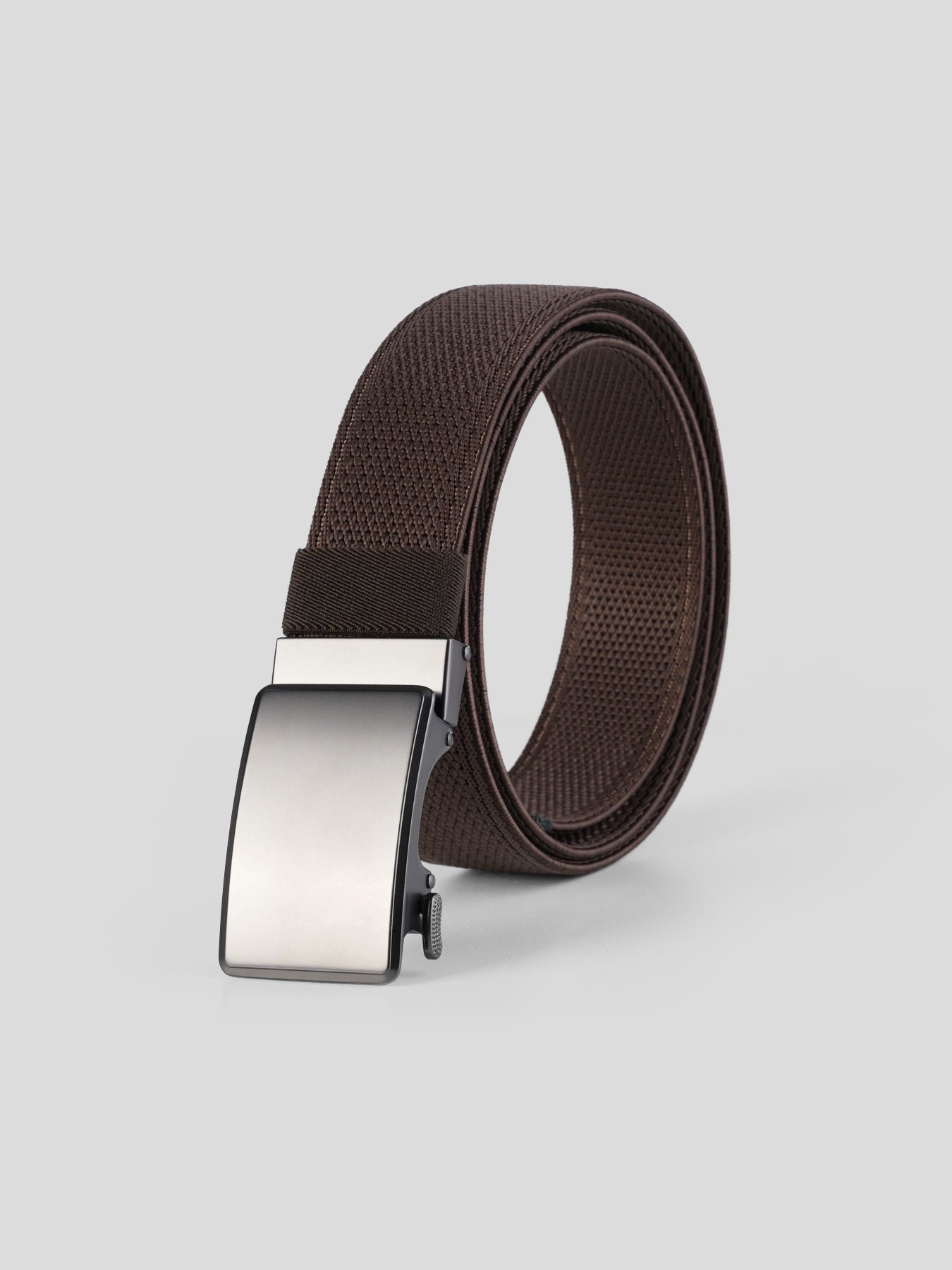 Automatic Buckle Woven Casual Belt