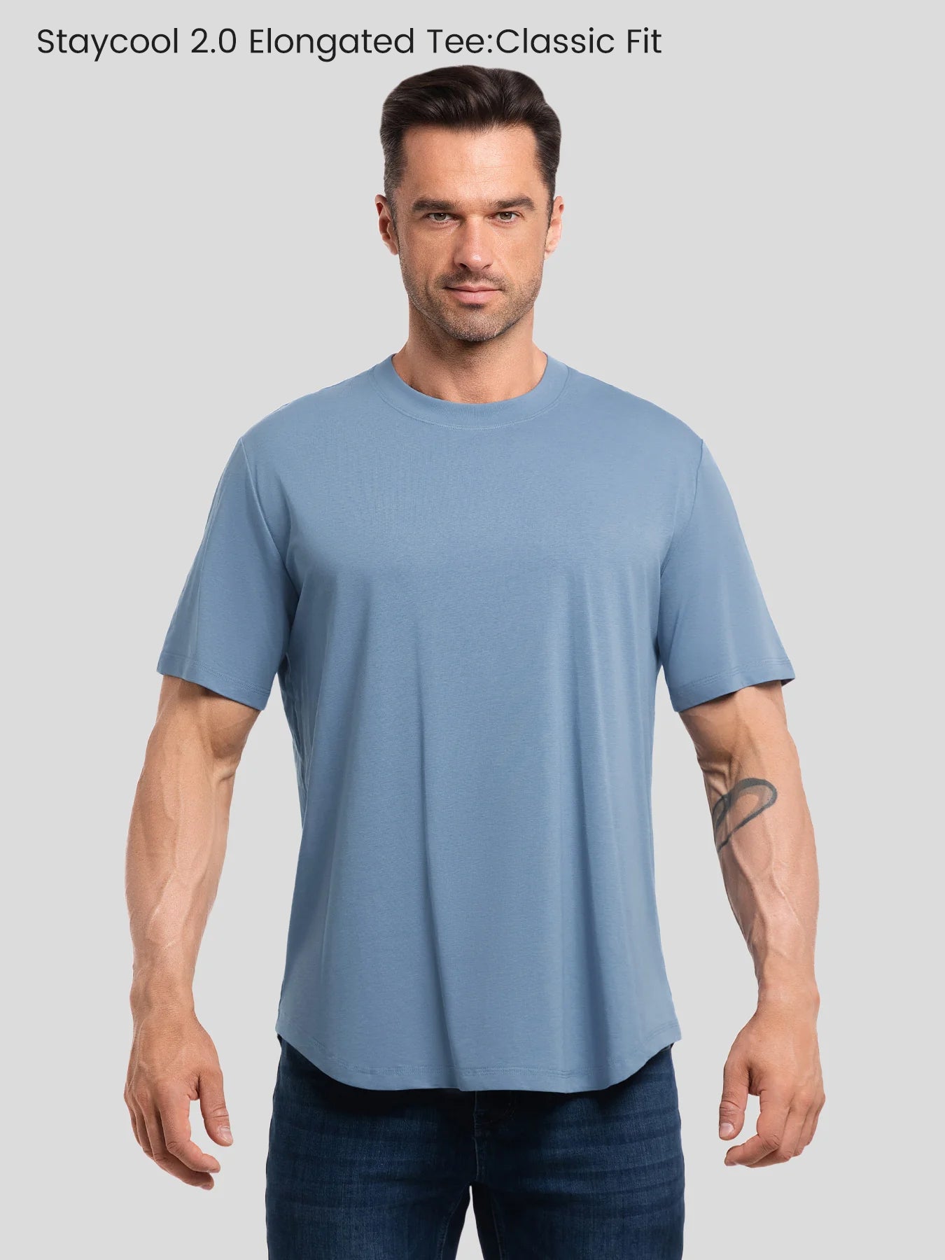 Staycool 2.0 Elongated Tee:Slim Fit