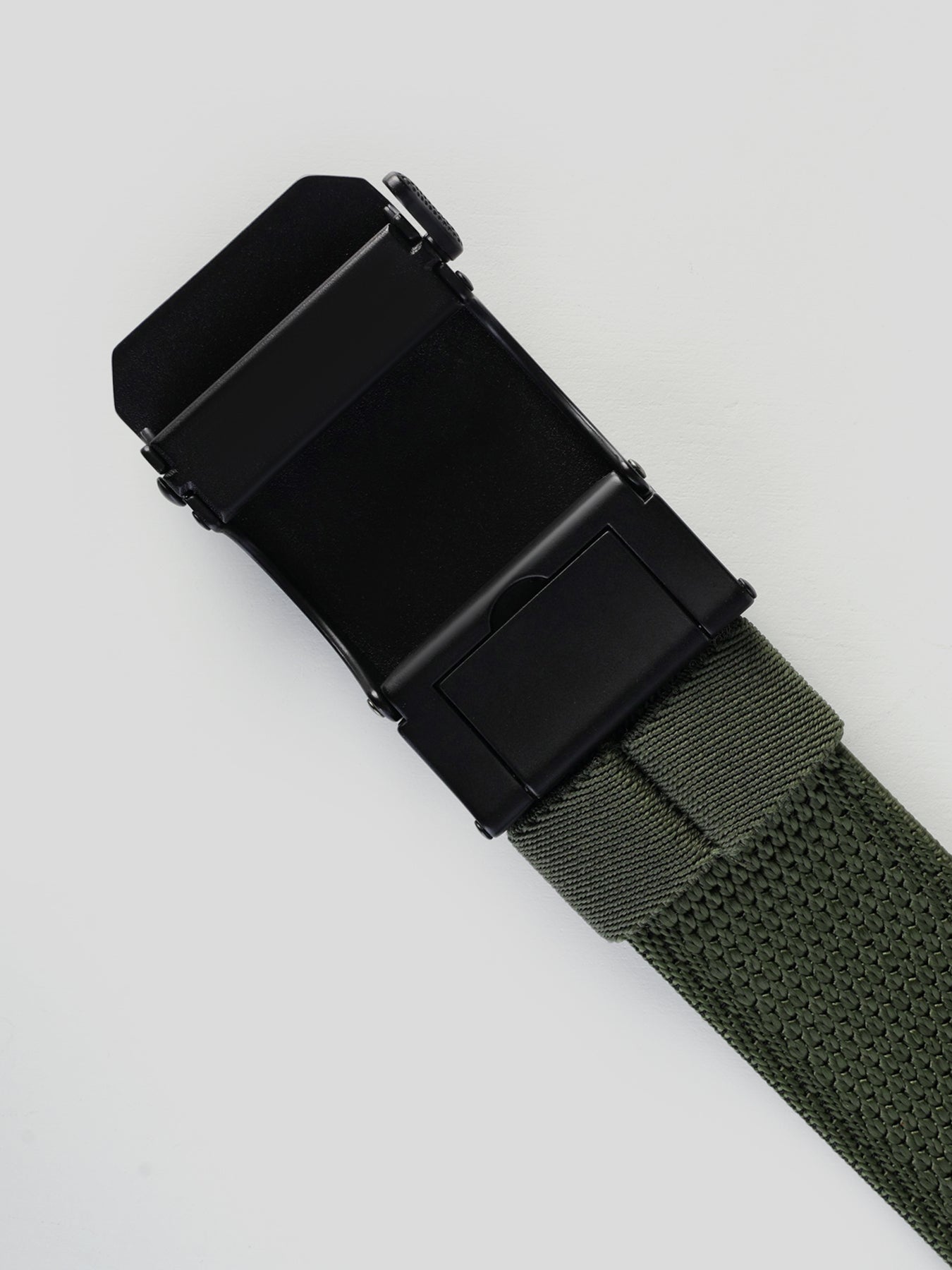 Automatic Buckle Woven Casual Belt