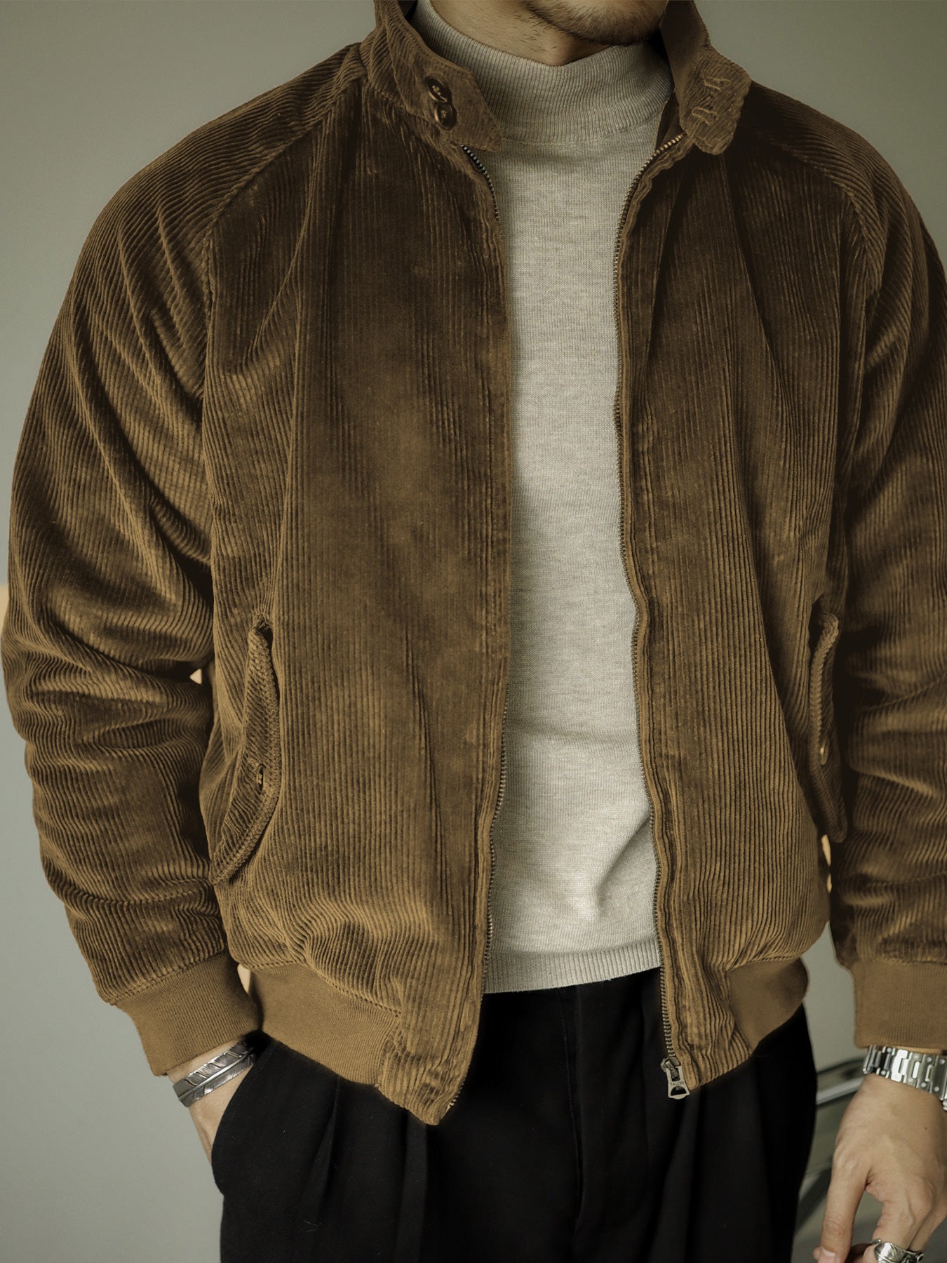 Corduroy Harrington Jacket