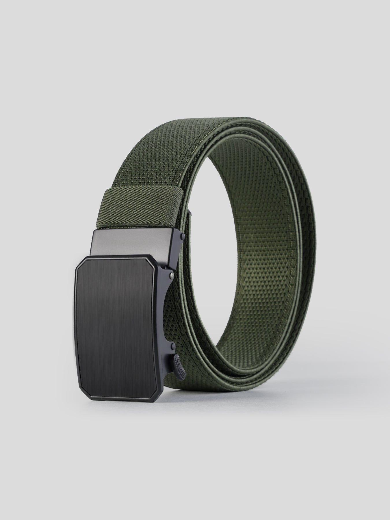 Automatic Buckle Woven Casual Belt