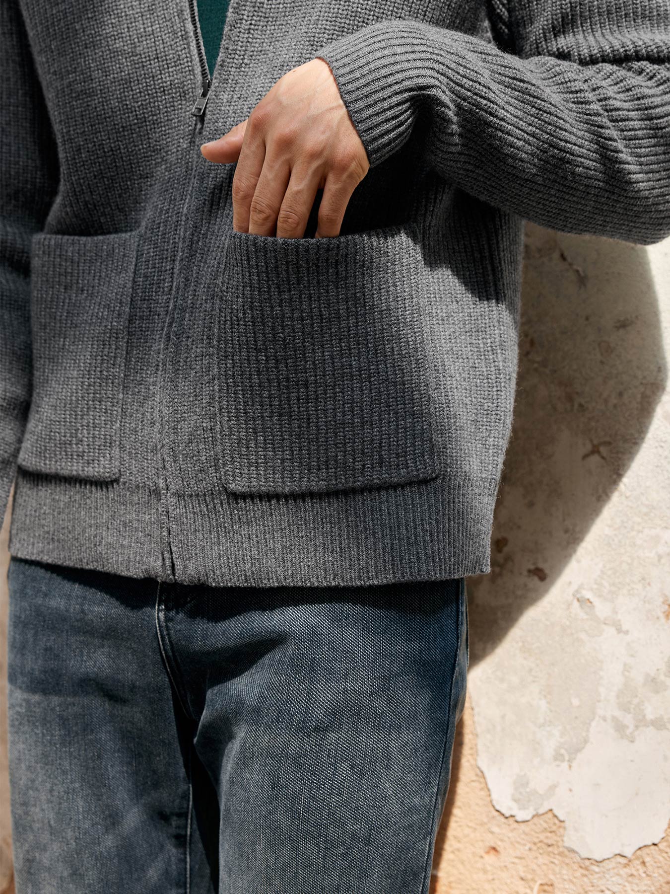 GentleKnit Full Zip Sweater Jacket