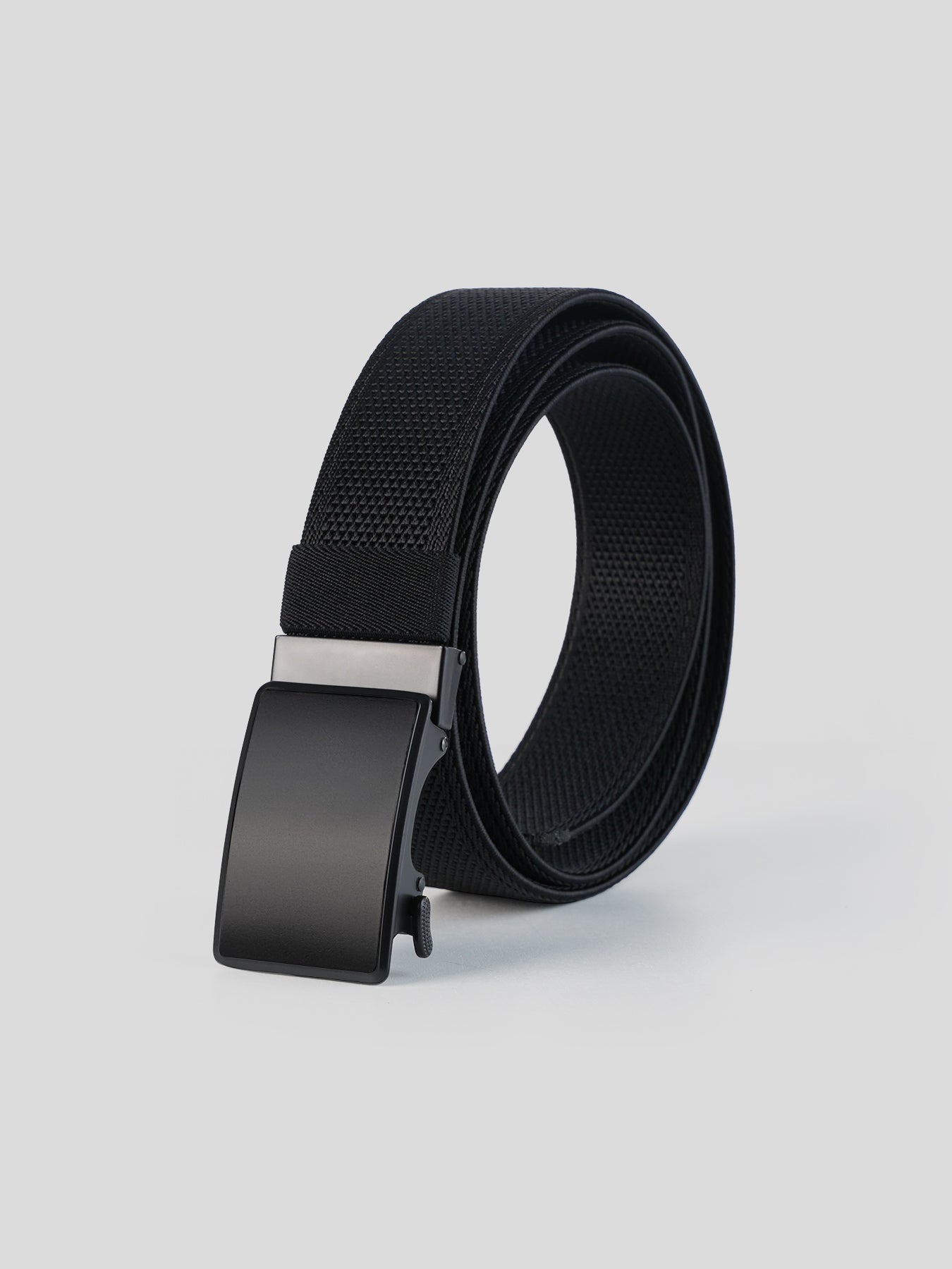 Automatic Buckle Woven Casual Belt