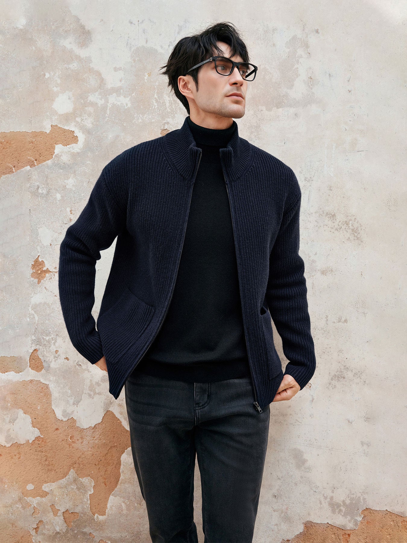 GentleKnit Full Zip Sweater Jacket