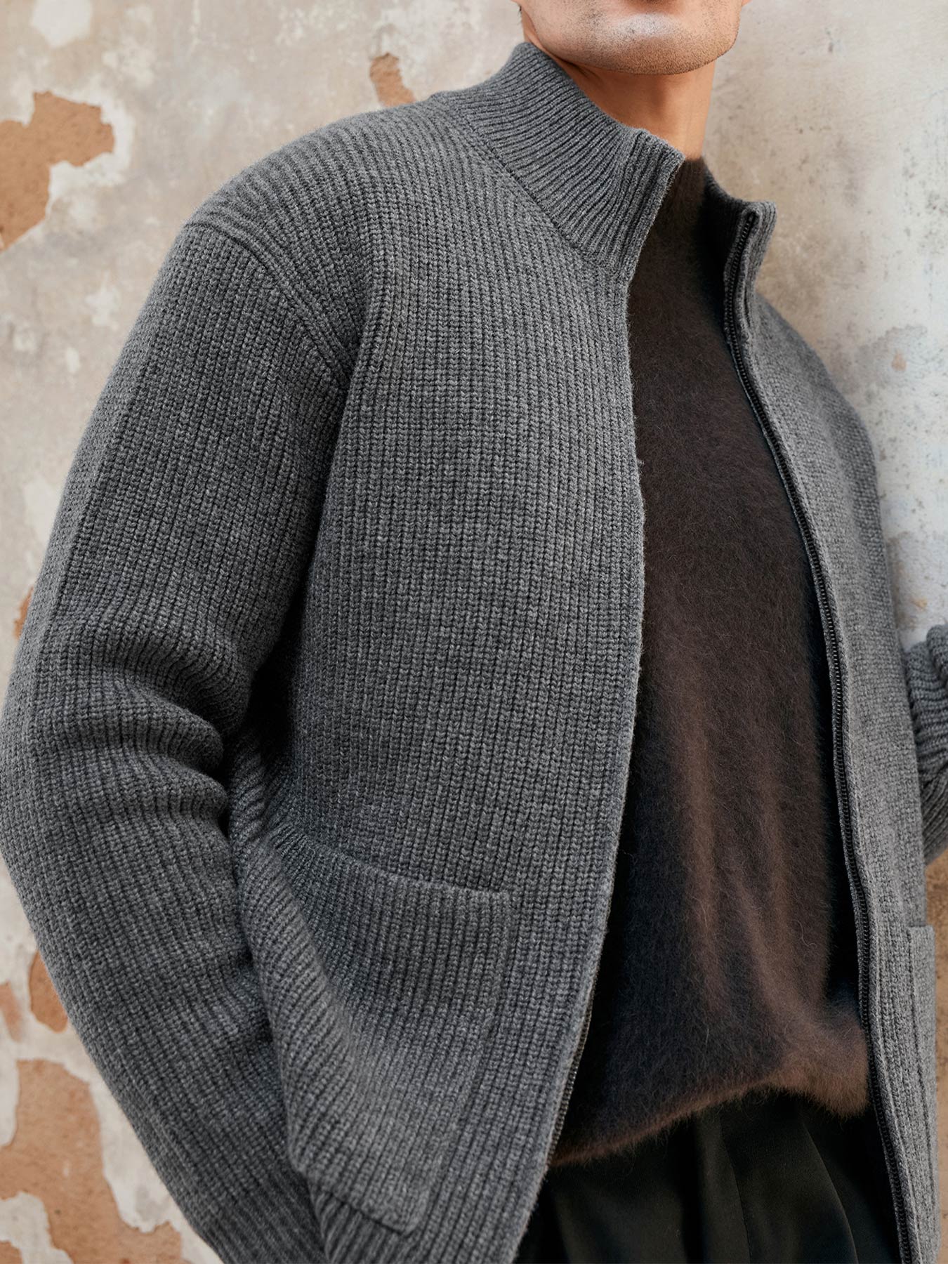 GentleKnit Full Zip Sweater Jacket