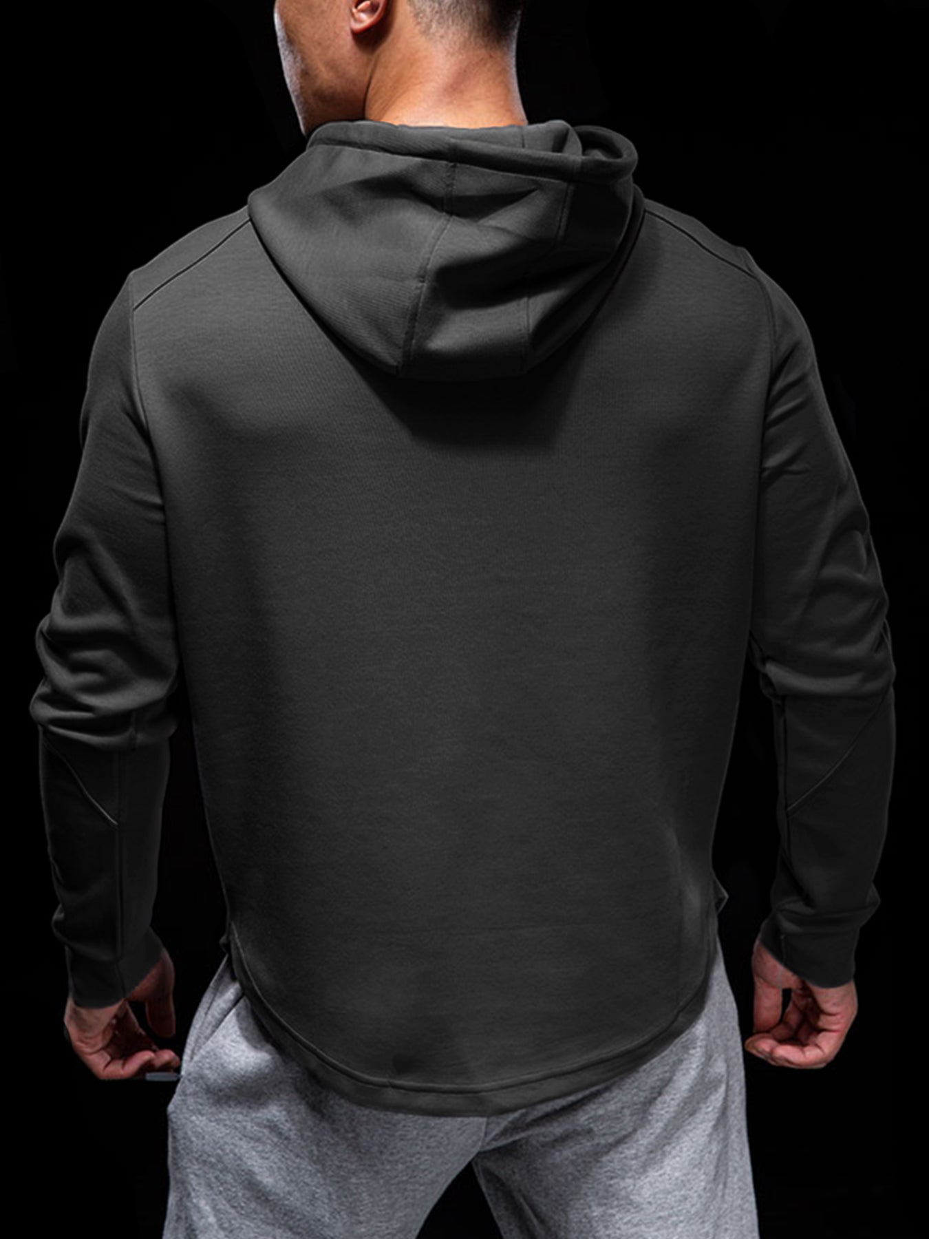 CozySpacer Curve Hem Hoodie