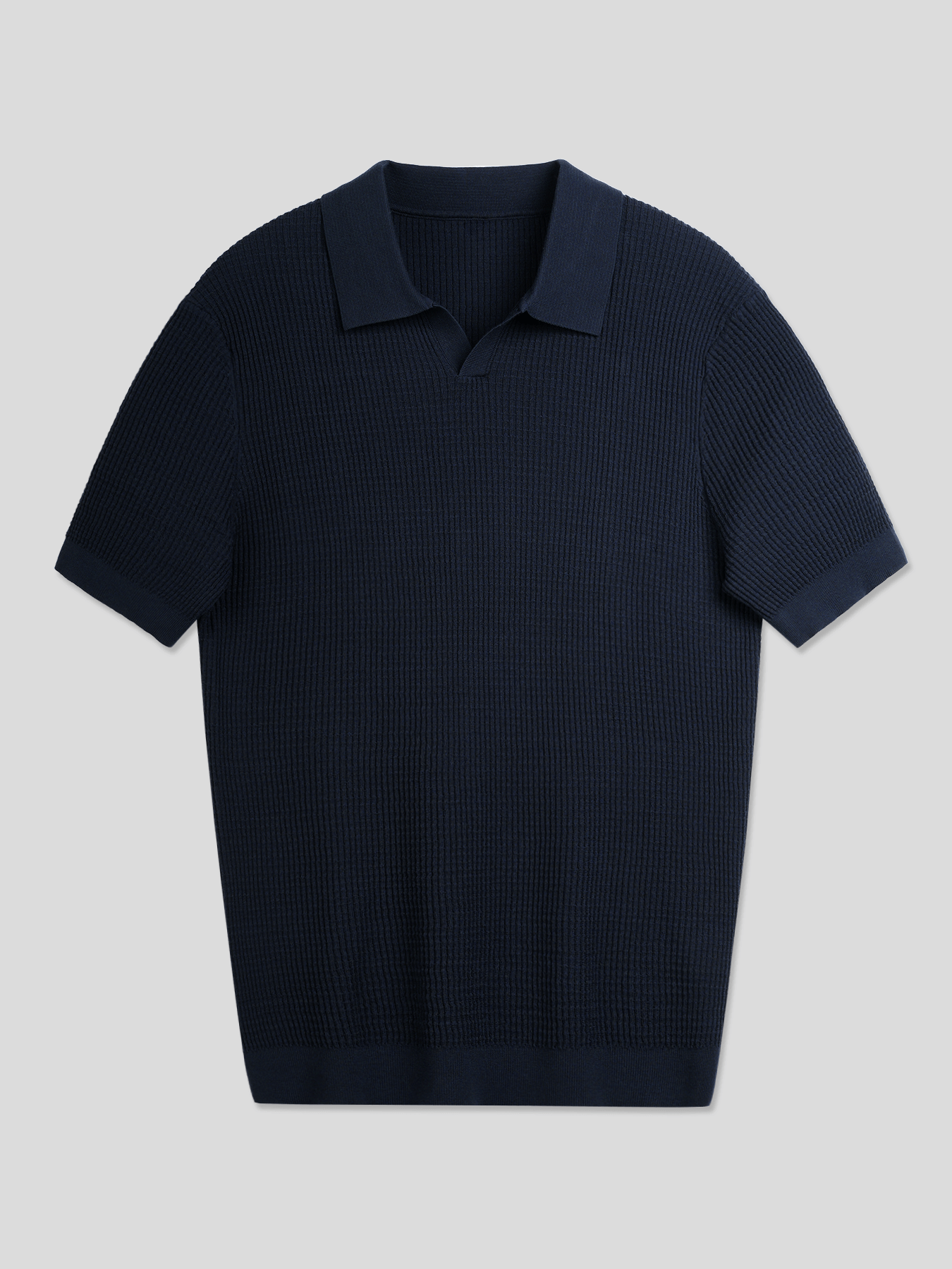 FlexKnit Active Knitted Buttonless Polo
