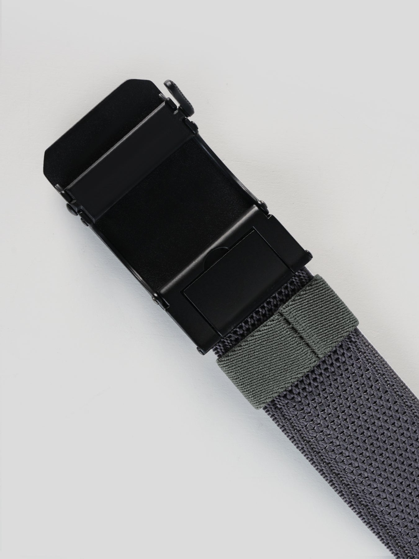 Automatic Buckle Woven Casual Belt