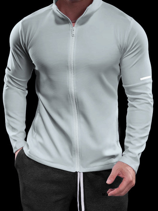 SmoothBlend Quick Dry Stand Collar Sports Fitness Jacket