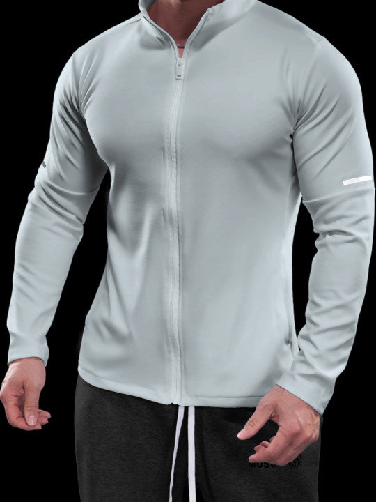 SmoothBlend Quick Dry Stand Collar Sports Fitness Jacket