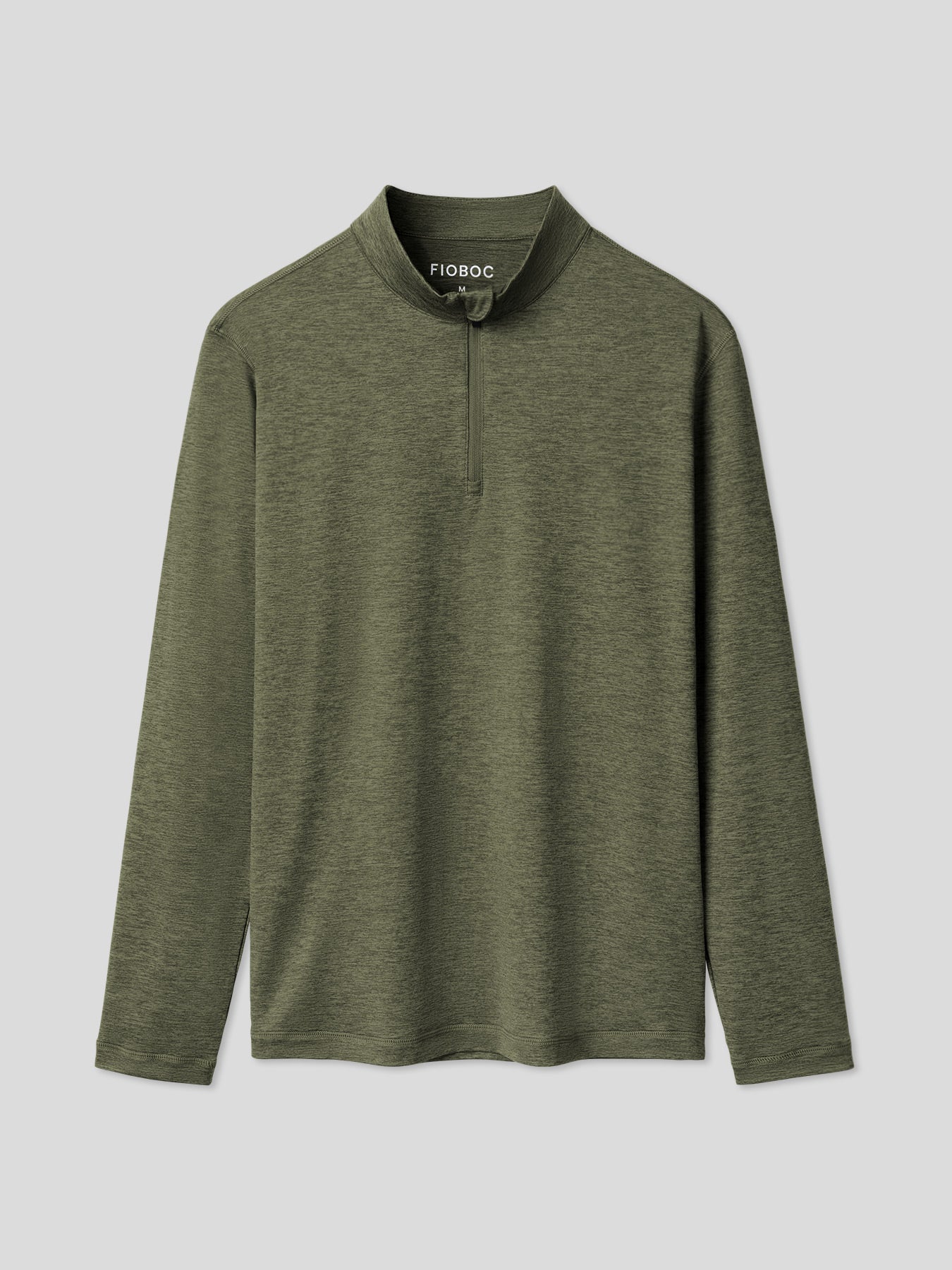 Velou Half Zip Long Sleeve Tee