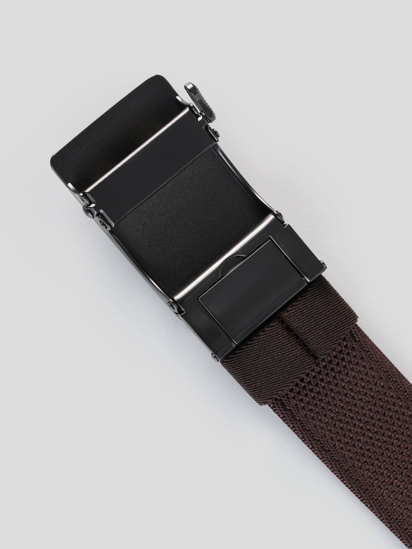 Automatic Buckle Woven Casual Belt