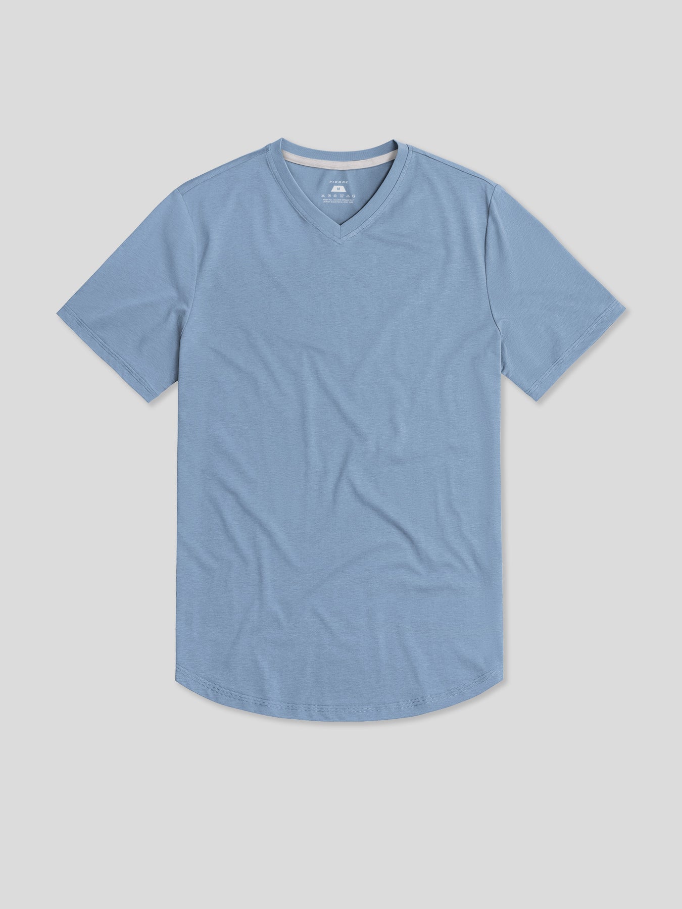 StayCool 2.0 V-neck Curve-Hem Tee: Slim Fit