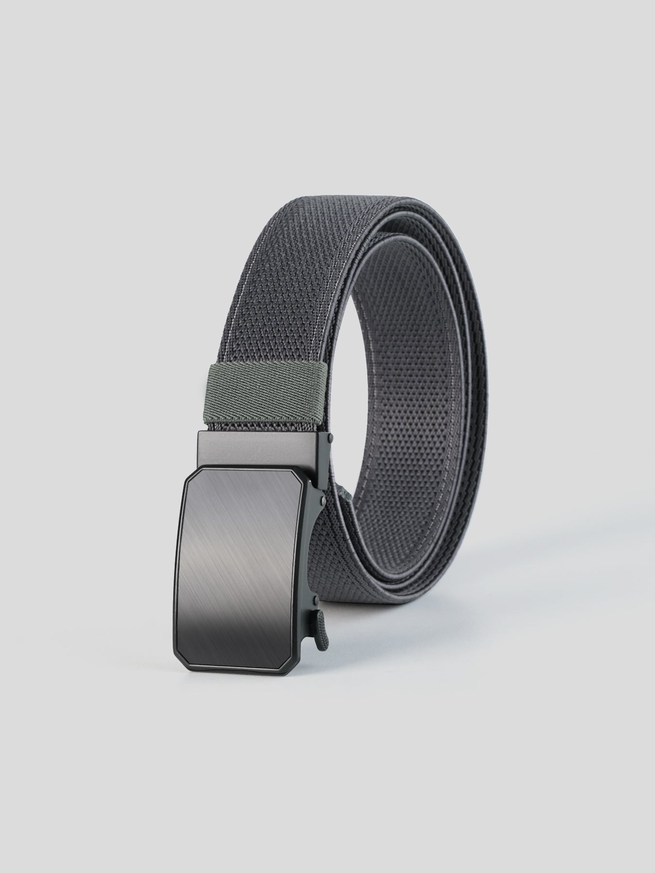 Automatic Buckle Woven Casual Belt