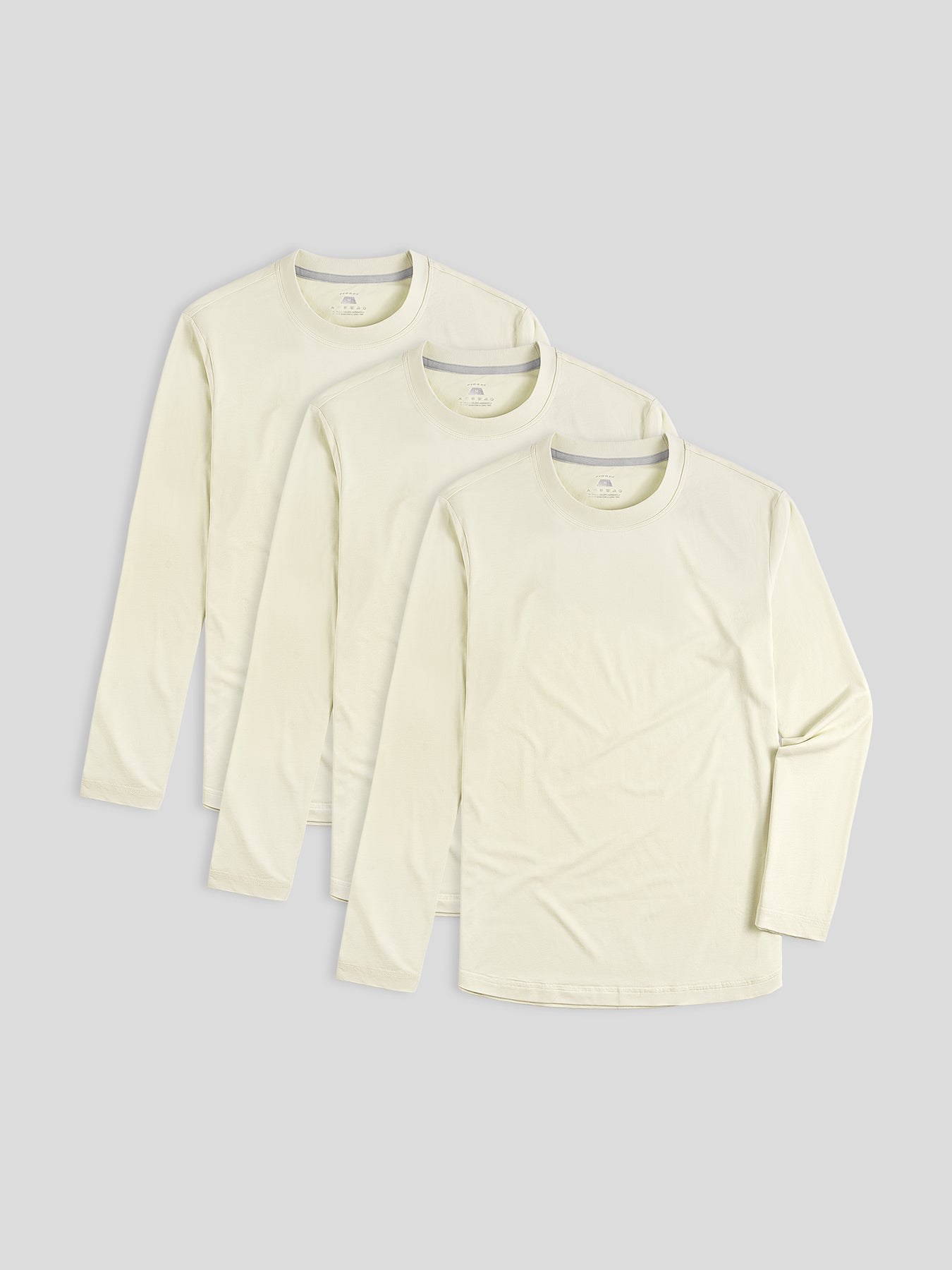 Staysmooth Slim Fit Long Sleeve Tee 3-Pack: 2024 New Colors