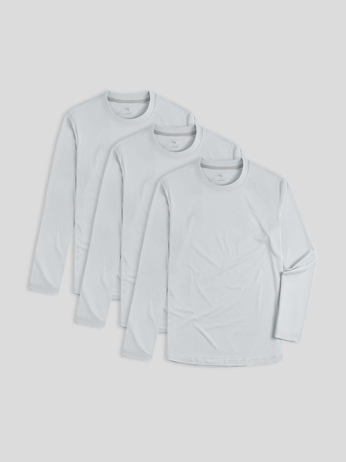 Staysmooth Slim Fit Long Sleeve Tee 3-Pack: 2024 New Colors